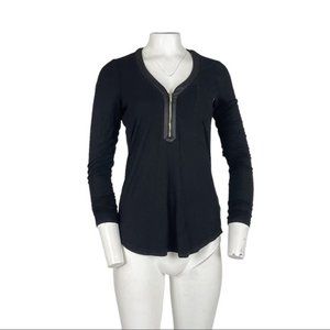 Bebe High Low Tunic Black Size XS